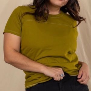 S Big Bud Press Jr Varsity Tee Olive Green